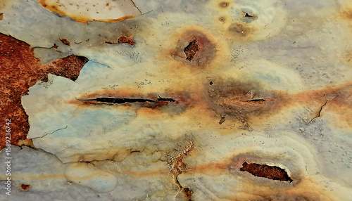 old rusty metal texture