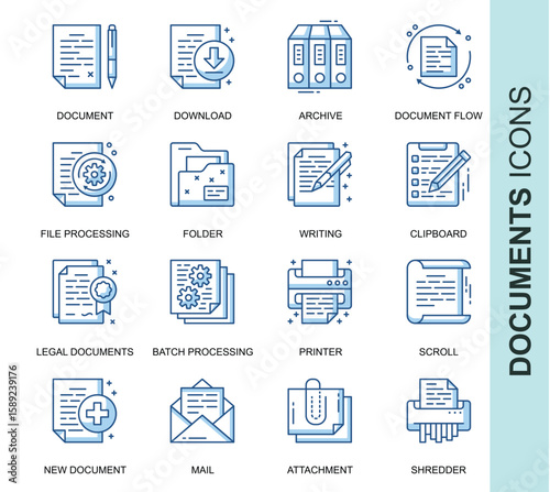 Documents icons