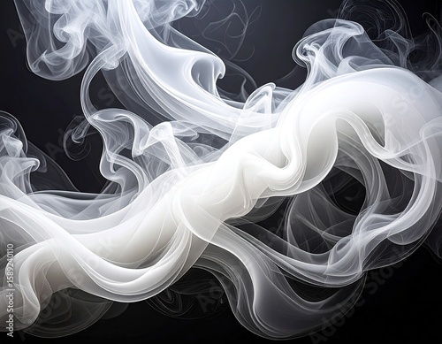 Wallpaper Mural Abstract smoke swirls against a dark background Torontodigital.ca