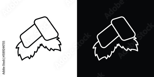 Mint gum icon website stock illustration. stroke symbols