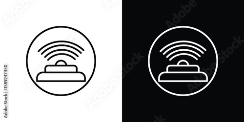 Infrared icon website stock illustration. stroke symbols