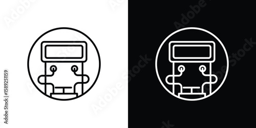 Dialysis icon website stock illustration. stroke symbols