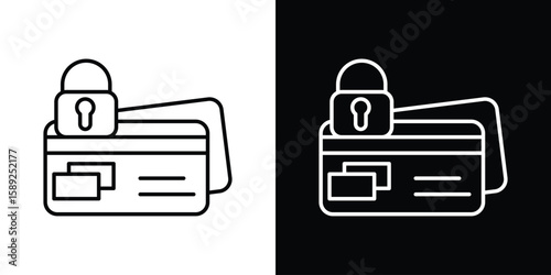 Credit limit icon website stock illustration. stroke symbols