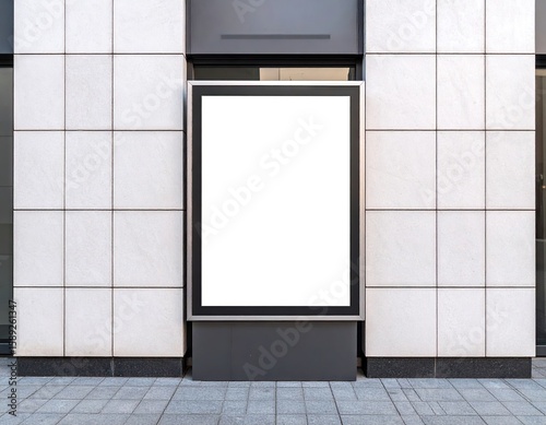 Wallpaper Mural Blank billboard on a modern building Torontodigital.ca