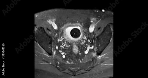 MRI scan reveals an enlarged prostate gland, a possible indicator of prostate cancer. Explore the critical signs and how MRI can assist in early detection.