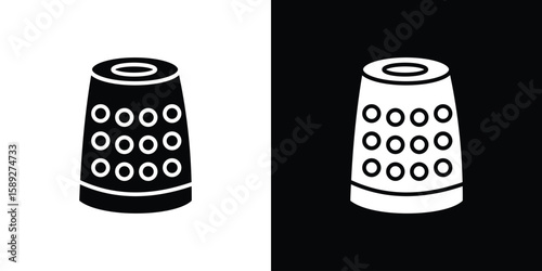 Smart speaker icon. Black and white silhouette. Icon vector