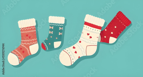 Christmas socks background, holiday socks pattern, festive socks design, Christmas stocking vector, winter socks illustration, Xmas socks clipart, cozy socks background, decorative socks pattern, fest