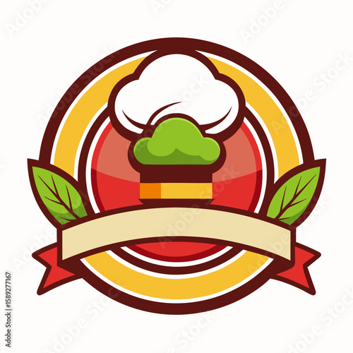 Set of Restaurant menu and bar labels with unique shapes and text designs as well as utensils and drinkware