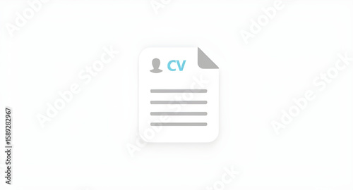 Profile document icon, Curriculum vitae icon, Resume paper icon, Personal file icon, Work profile icon, Resume outline, Resume illustration, Resume flat icon, Resume line art, Resume sheet icon, Resum