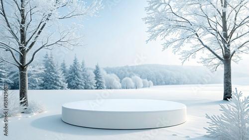 Winter Wonderland Hot Tub: Frosty Landscape & Relaxation