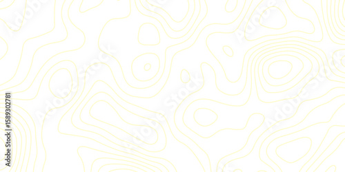 "An abstract topographic map with subtle, light yellow contour lines on a clean white background. The lines create organic, flowing patterns resembling elevation changes or sound waves, 