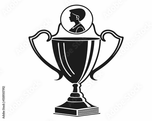 gold cup with a cup
