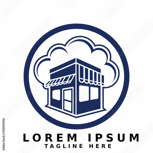 Cloud Storefront Building for Online Shopping and Cloud Computing Concept