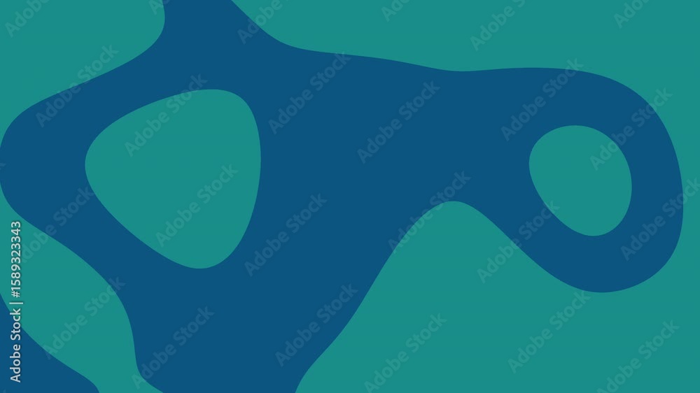 A minimal abstract background featuring dark blue organic shapes on a teal background. The smooth and bold design gives a modern and creative visual style.
A minimal abstract background featuring dark blue organic shapes on a teal background. The smooth and bold design gives a modern and creative visual style.