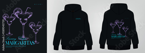 Men's hoddie mockup with print