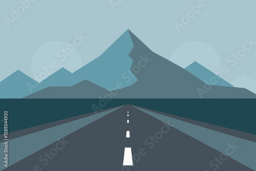 road to the mountains