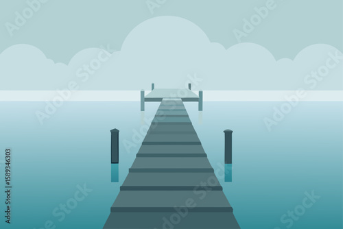 pier on the sea