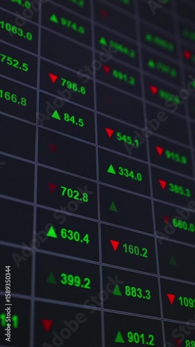 Market prices fluctuate as investors react to economic news in stock trading session