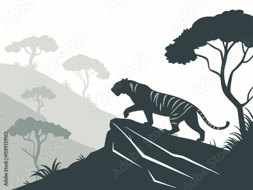 zebra in the woods