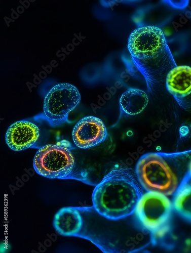Fluorescent Microscopy of Cells and Microorganisms