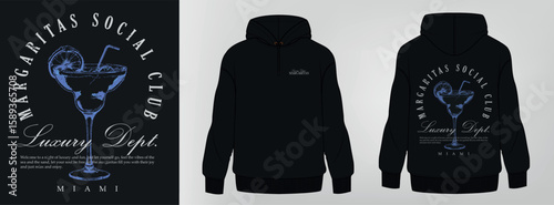 Men's hoddie mockup with print