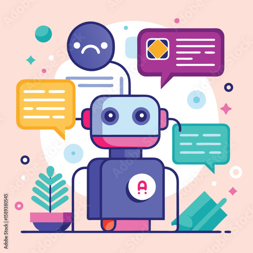 AI Chatbot Conversation Interface With Natural Language