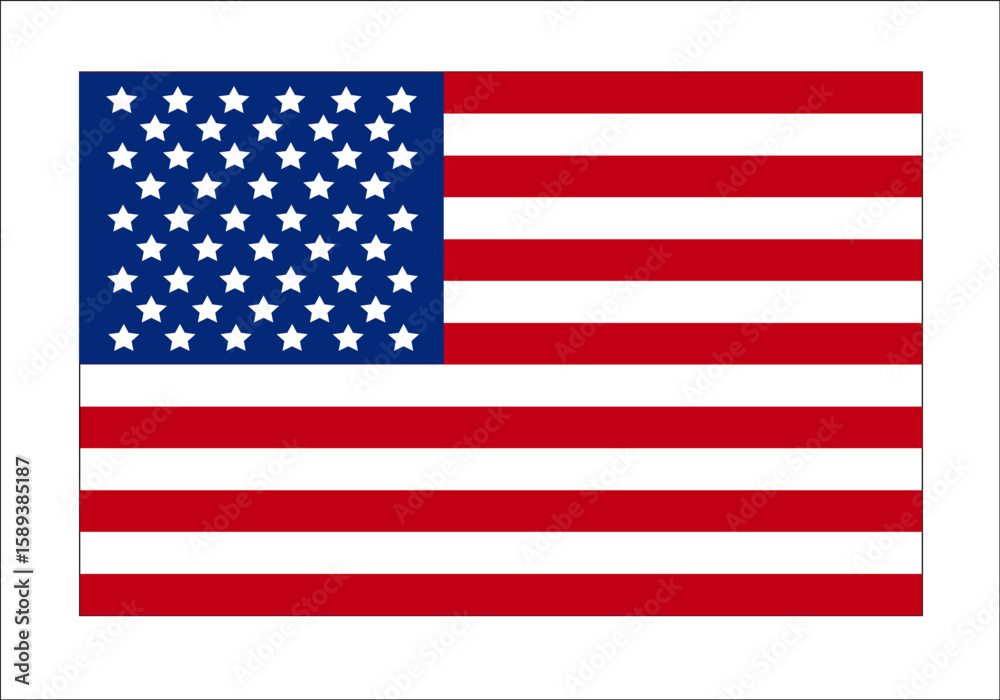 Naklejka premium This is an American flag