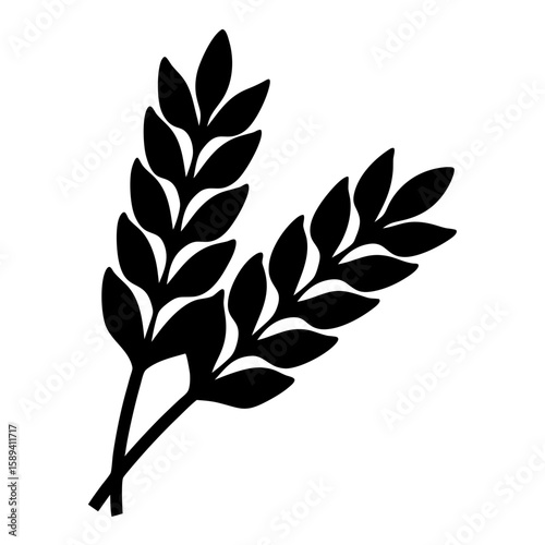Graphic depiction of wheat stalks, a simple yet powerful agricultural symbol