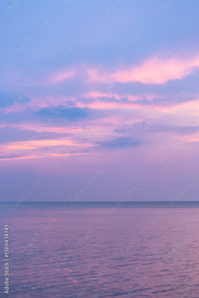 Obraz premium purple sunset