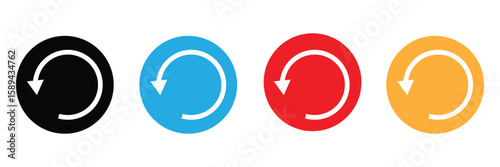 Refresh icon vector illustration. Reload sign and symbol. Update icon . EPS 10 . 