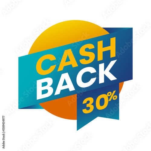 Cashback Offer: A captivating visual of a cashback offer, showcasing a dynamic design with bold typography and a vibrant color scheme to highlight the percentage discount and attract attention.