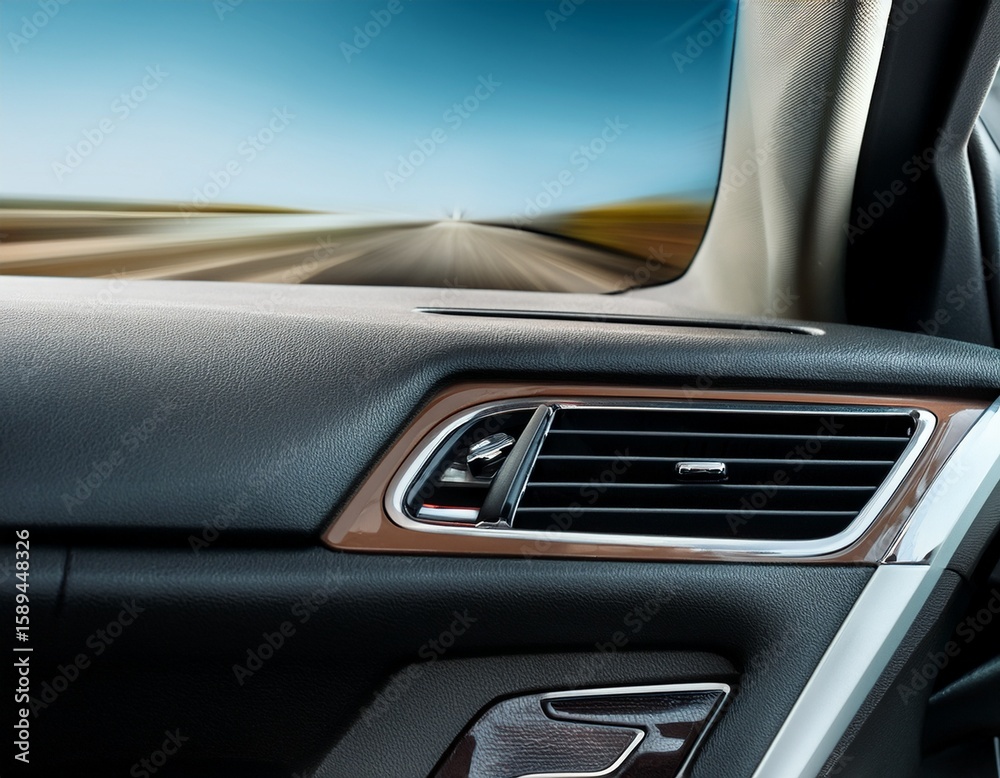 Obraz premium car air vent modern interior cooling
