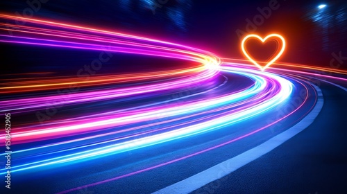Neon Heart Speed Road.
