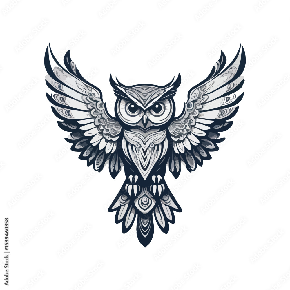 Obraz premium “Ethereal Owl Sigil”