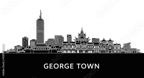 Georgetown Skyline Malaysias Architectural Heritage.