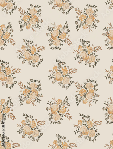 top and kurti design floral pattern