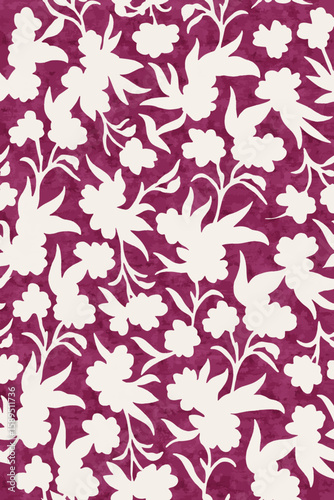 top and kurti design floral pattern