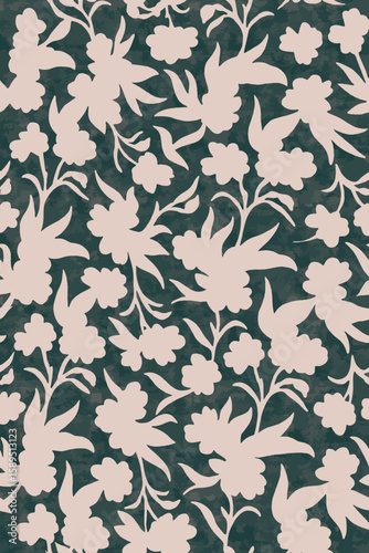 top and kurti design floral pattern