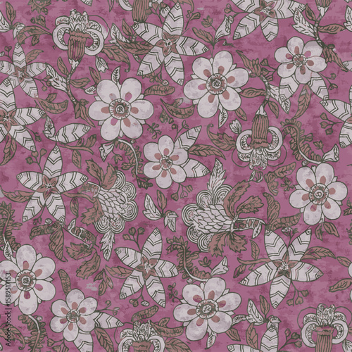 top and kurti design floral pattern