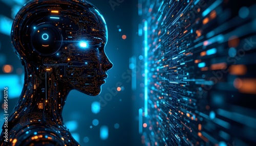 A highly sophisticated system employs deep learning architectures to analyze vast streams of information, discerning intricate relationships and forecasting future states with high accuracy