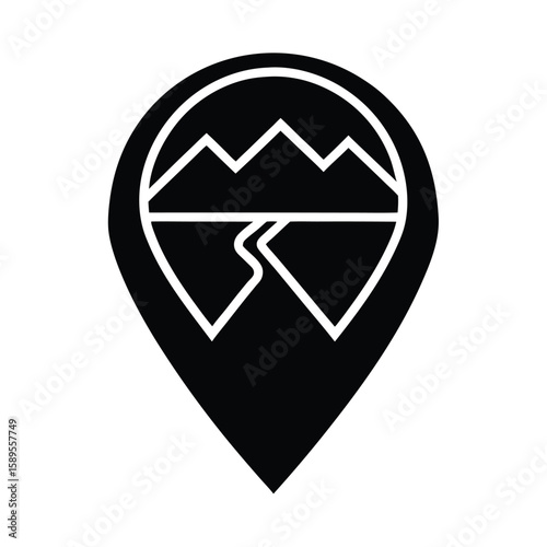 Trail Route Marker Icon Vector Illustration Free Download Trail Route Marker Icon Vector Illustration - GFXLoad