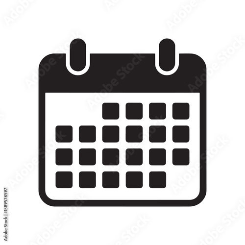 Calendar Icon Symbolizing Schedules and Planning Appointments Dates Setting Reminders Managing Time Organizing Events and Tracking Progress for Personal and Professional Use