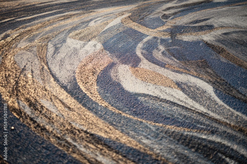 Naklejka premium Abstract pattern of swirling colors