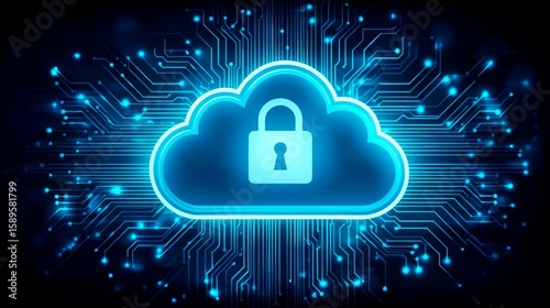 Wallpaper Mural Cloud security, protecting your data with robust encryption and access control cloud Torontodigital.ca