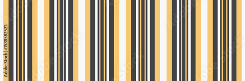 Oustom vector fabric textile, string texture seamless lines. Sich background stripe vertical pattern in grey and amber colors.