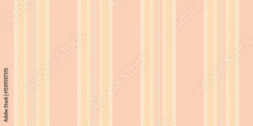 Pealth pattern seamless vector, apartment fabric background texture. Frame lines stripe vertical textile in light and moccasin colors.