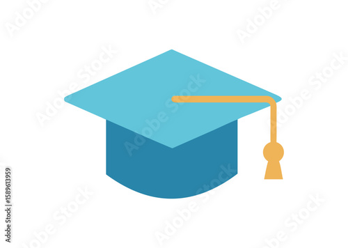 Graduation cap Vector illustration