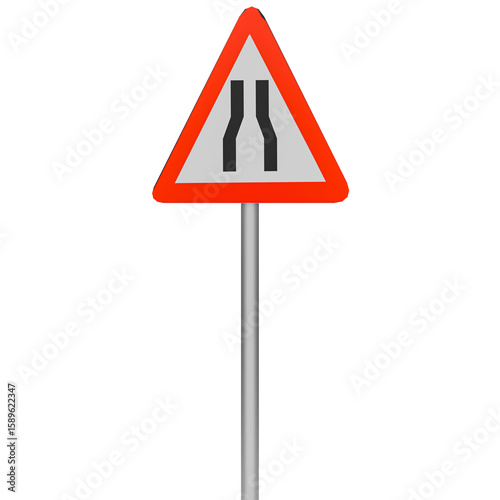 Free Download narrow, road, slow down, narrow road up ahead  - GFXLoad