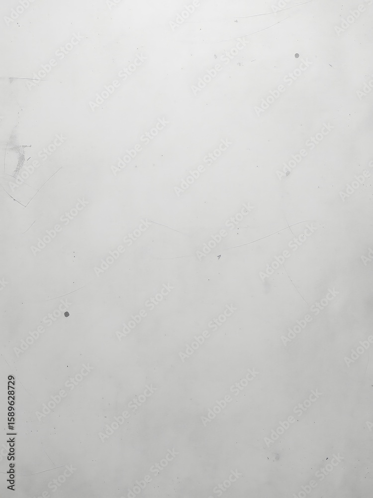 Fototapeta premium Subtle texture in a monochrome white gradient with imperfections and faint marks creating an interesting background for overlays
