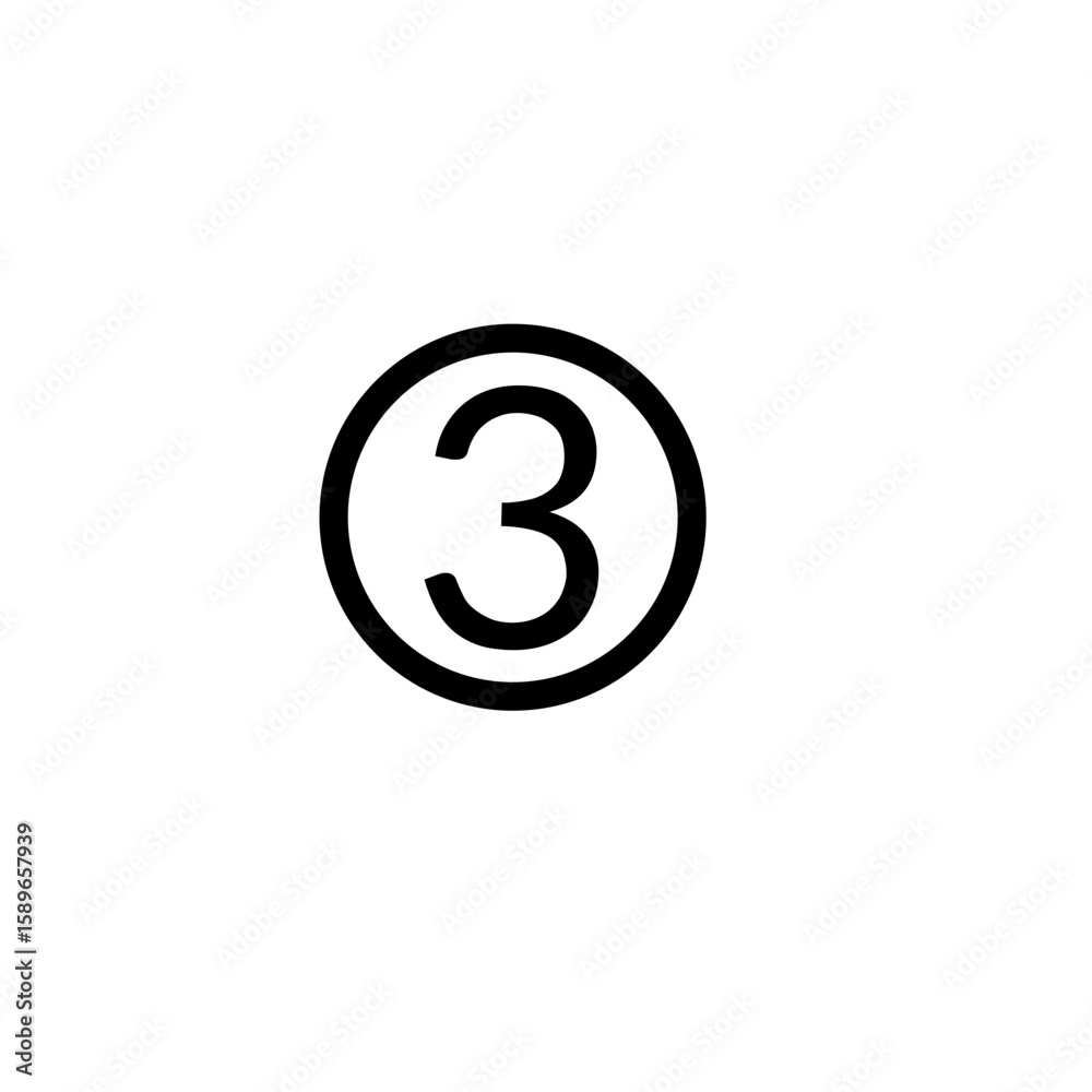 number icon vector design templates number icon vector design templates